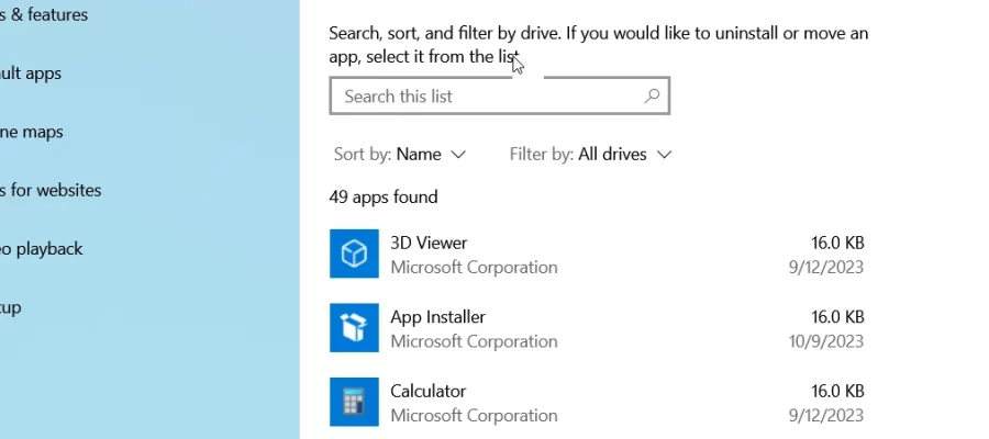 Aplicații Windows