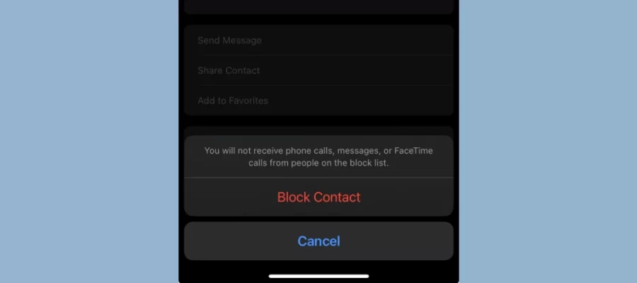 Blochează un număr pe iPhone