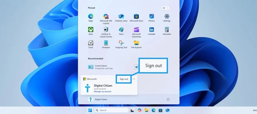 Cómo cerrar sesión (Cerrar sesión) de Windows 11