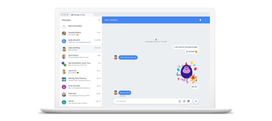 Cómo enviar un mensaje desde la PC con Mensajes de Android