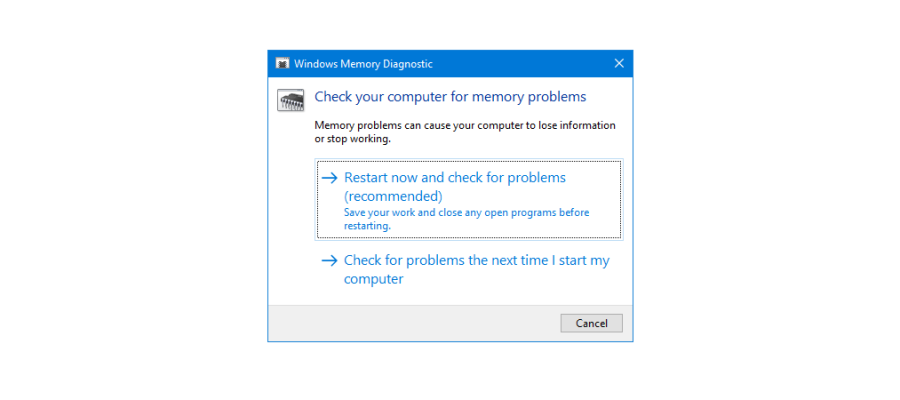 Cómo probar la RAM con el diagnóstico de memoria de Windows