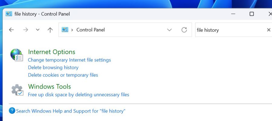 El historial de archivos y otras 26 funciones se han eliminado de Windows 11 para ARM