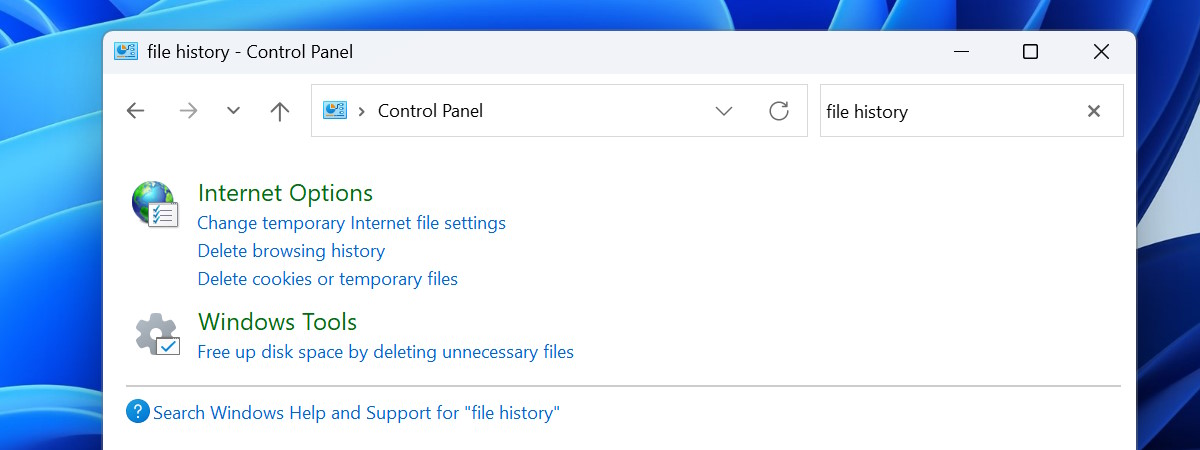 El historial de archivos y otras 26 funciones se han eliminado de Windows 11 para ARM