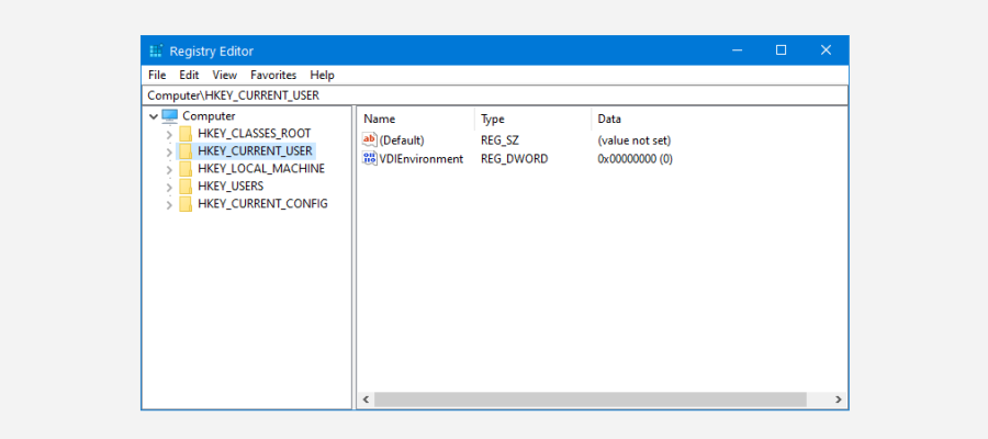 Registry Editor