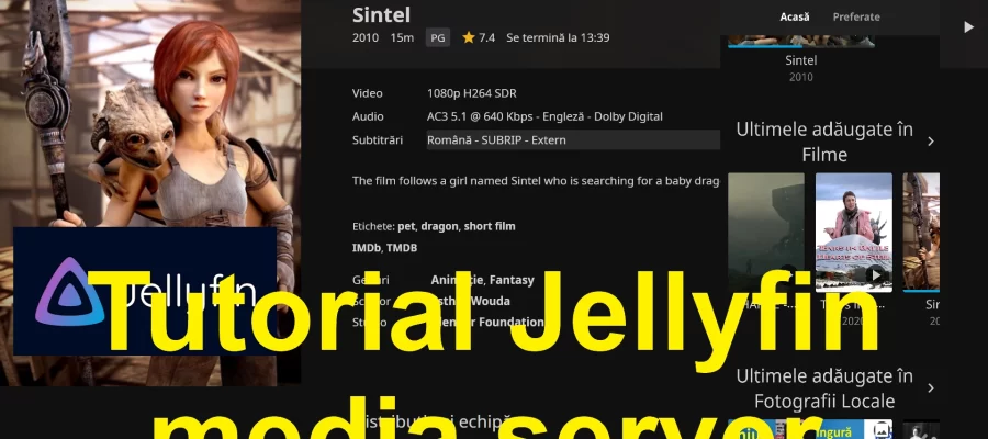 Tutorial Jellyfin media server netflixul tău personal