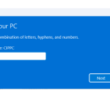 ¿Cuál es el nombre de su dispositivo o PC con Windows?